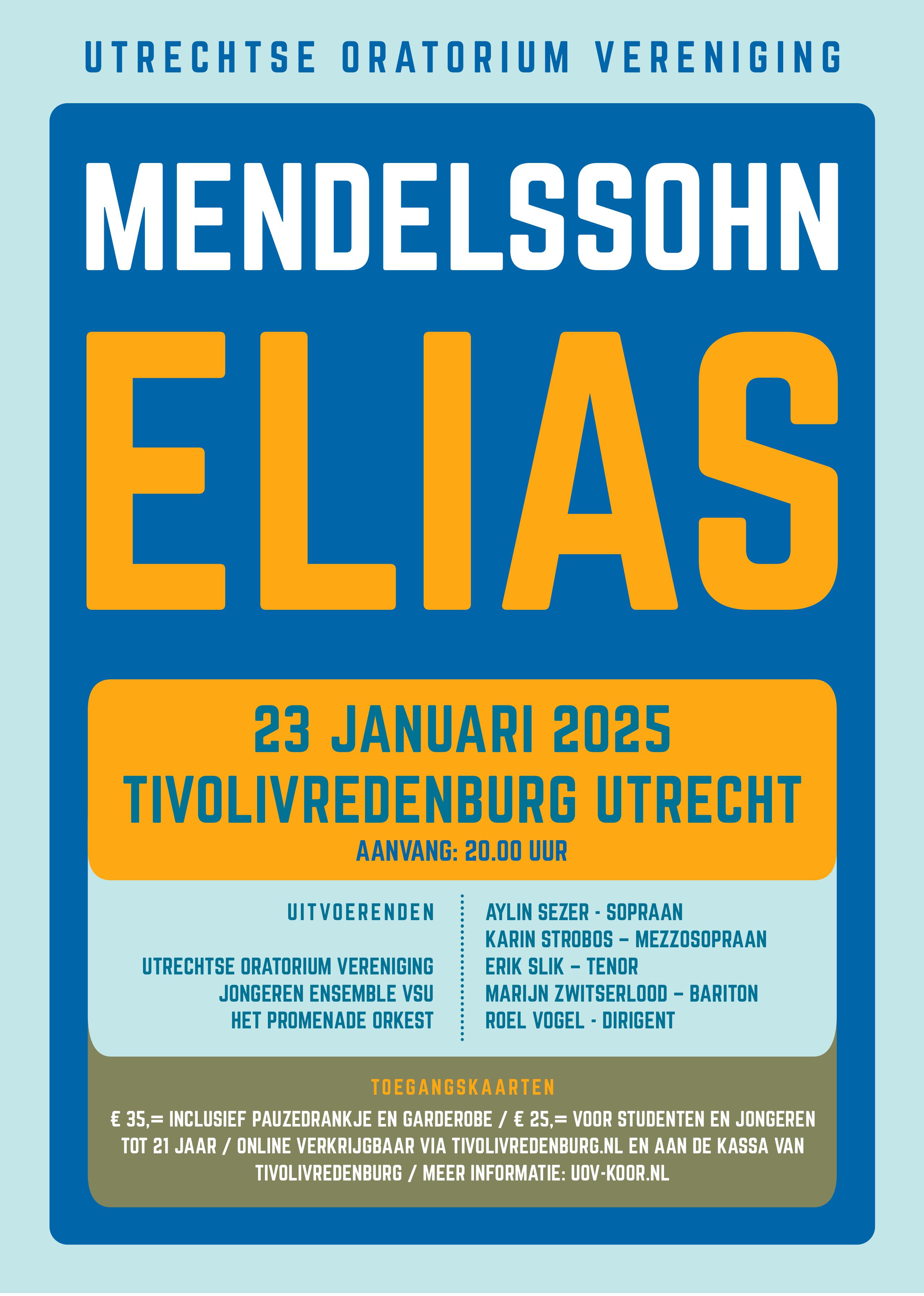 UOV Elias poster met jongeren ensemble